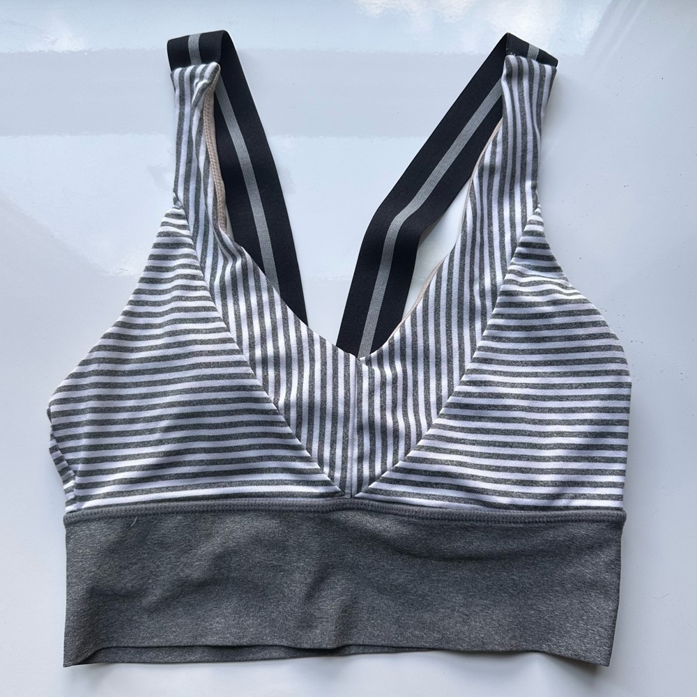 Striped Sports Bra
